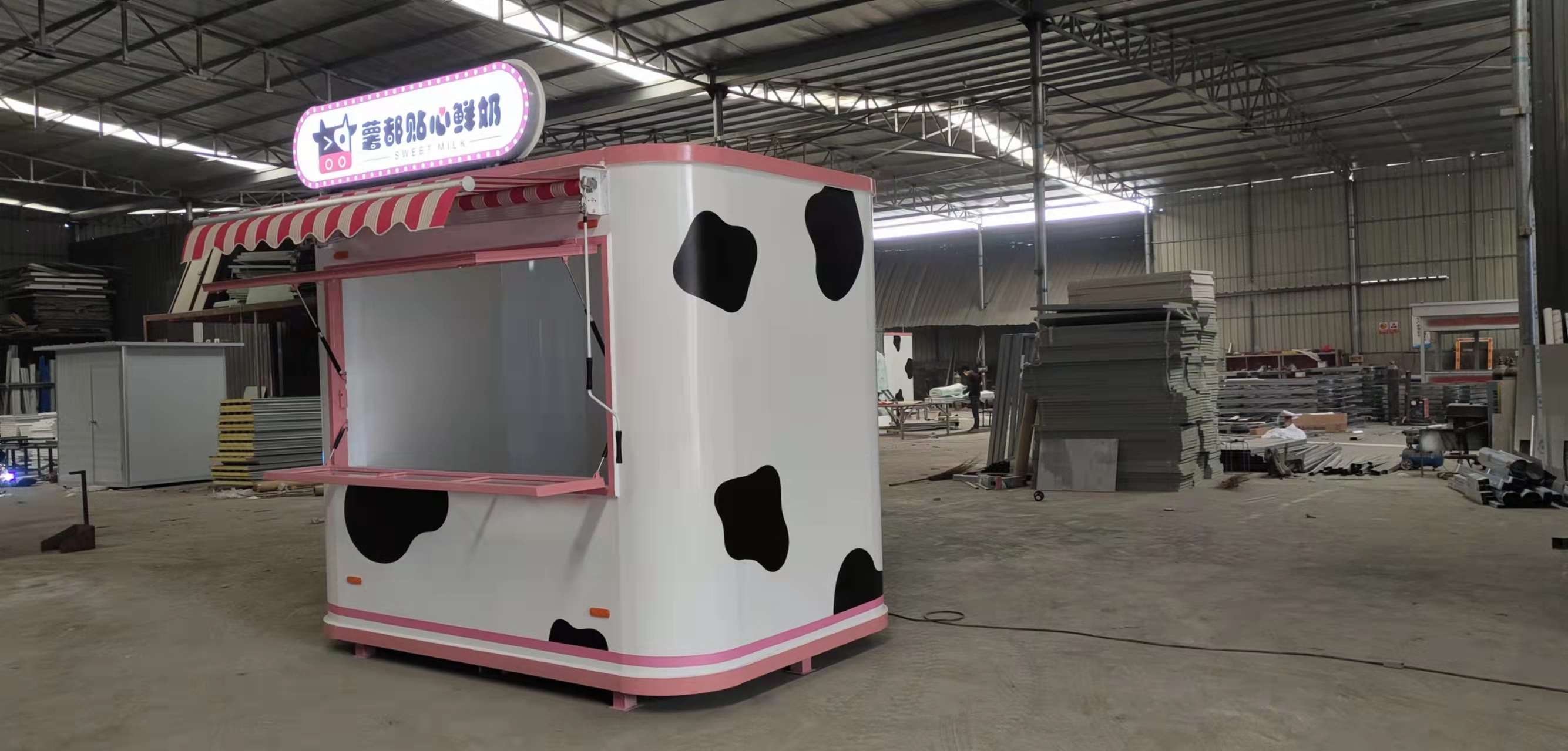 岗亭生产车间实拍