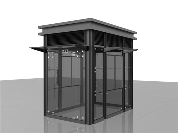 玻璃岗亭04